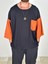 Fakir Kol Viscon Turuncu Oversize T-Shirt 1