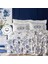 Menashop Home Amar MAVI%100 Pamuk Çift Kişilik Nevresim Takımı 1