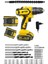 Japon Technology 58V 8AH B-6 Metal Şanzıman Şarjlı Çift Akülü Vidalama 27PRÇ Uç Setli 1