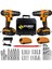 Japon Professıonel Tools 58V 8AH Gh-R Metal Şanzıman Şarjlı Çift Akülü Vidalama 27PRÇ Uç Setli 1