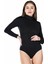 - Uzun Kol Boğazlı Çıtçıtlı Kadın Body 322 4