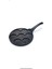 Döküm Granit Emojili Pankek Waffle Burger Tavası 4