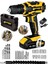 Japon Professıonel Tools 58V 8AH Rw-S Metal Şanzıman Şarjlı Çift Akülü Vidalama 27PRÇ Uç Setli 1