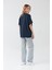 Yazı ve Fiyonk Nakışlı Oversize Tişört 4