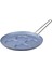 Gri Mavi Renk Granit Pankek Tavası 28CM-4 Bölmeli (Çelik Kulp) 1