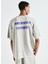 Bisiklet Yaka Gri Melanj Erkek T-Shirt MZOF02AE25GCPVB 4