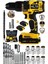Alman COPER328 Vf 25 Amp Çift Çelik Şanzıman Şarjlı Çift Akülü Vidalama Matkap Bakır Sargılı Tam Pr 4