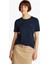 Bisiklet Yaka Mavi Kadın T-Shirt WW0WW45522C1G 2