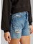 Yüksek Bel Mom Fit Açık Indigo Kadın Denim Şort J20J2251591AA 3