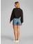 Yüksek Bel Mom Fit Açık Indigo Kadın Denim Şort J20J2251591AA 4