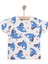 Basic Erkek Köpek Balığı Baskılı T-Shirt Erkek Bebek 1