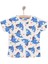 Basic Erkek Köpek Balığı Baskılı T-Shirt Erkek Bebek 3