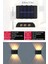 1 Adet - Modern 6 Ledli Solar Çift Taraflı Aplik Güneş Enerjili Duvar Aydınlatma Lambası (Gün Işığı 2