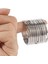 20X Kalite 50MM Anahtarlık Bölünmüş Yüzük Seti Ağır Hizmet Tipi Nikel Anahtar Döngü Yaylı Çember (Yurt Dışından) 2