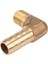 5 Adet 8mm Hortum x 3/8 Inç Erkek Konu 90 Derece Pirinç Dirsek Diken Çoğaltıcı Konnektörü (Yurt Dışından) 2