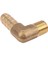 5 Adet 8mm Hortum x 3/8 Inç Erkek Konu 90 Derece Pirinç Dirsek Diken Çoğaltıcı Konnektörü (Yurt Dışından) 3