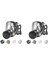 2x Tam Yüz Gaz Maskesi, 40MM Aktif Karbon Filtreli, Tekrar Kullanılabilir (Yurt Dışından) 1