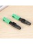 100 Adet Sc/fiber Optik Konektör Gömülü Tek Modlu Bileşen Fiber Optik Hızlı Bağlantı-Siyah + Yeşil (Yurt Dışından) 3
