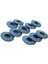 1 Takım 50MM 2 Inç Kesme Diski Zımpara Diski Rolor Rulo Kilit Için Aşındırıcı Aletler ve 6 Adet Monte Kubbe Zımpara Paspas Pedi Metal Ahşap Için Naylon Fiber Parlatma Tekerleği 180 320 Grit (Yurt Dışından) 4