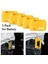 10 Paket Pil Tutucu Dock 20V 60V Pil Için Bağlar, Duvar Paneli Raf Kemer Klipsi Depolama Organizatör Koruyucu (Yurt Dışından) 5