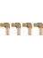 4 Adet 8mm Hortum x 3/8 Inç Erkek Konu 90 Derece Pirinç Dirsek Diken Çoğaltıcı Konnektörü (Yurt Dışından) 1