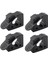 Hi-Lift Kriko Kolu Kaleci Kürek Tutucu Montajı, Kauçuk Kelepçe Montajı 1-1/7 Inç Ila 1-3/7 Inç Çaplı Aletlere Uygun - 4 Paket,многоцелевой Пакет (Yurt Dışından) 1