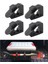 Hi-Lift Kriko Kolu Kaleci Kürek Tutucu Montajı, Kauçuk Kelepçe Montajı 1-1/7 Inç Ila 1-3/7 Inç Çaplı Aletlere Uygun - 4 Paket,многоцелевой Пакет (Yurt Dışından) 2