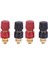 4 Adet Terminal Bağlama Sonrası, 555 Tip Pirinç Sütun Terminal Bloğu M8 Konu Çapı Bağlama Sonrası 220V-380V 200A (Yurt Dışından) 1
