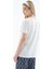 V Yaka Basıc Ekru Kadın T-Shirt 0321-2Y5 4