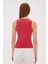 Kolsuz Sıfır Yaka Mercan Kadın Crop 0479-2Y5 5