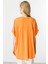 V Yaka Arkası Uzun Turuncu Kadın Bluz 30340-2Y5 5