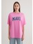 Mavi Logo Baskılı Pembe Tişört 1600843-71033 4