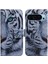 Google Piksel 9 Pro 5g Boyalı Pu Deri Kart Yuvaları Için Flip Case (Yurt Dışından) 1