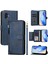 Samsung Galaxy x Cover 6 Pro Için Flip Kılıf Koruma Yumuşak Pu Deri Fermuarlı Cüzdan Kılıfı Kart Tutucu ile (Yurt Dışından) 1