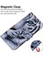 Tecno Spark 20 Pro 4g Kart Yuvaları Için Flip Case Pu Deri Cüzdan Boyalı (Yurt Dışından) 5