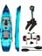 Pedallı Avcı Kanosu Profesyonel Fin Pedal Sistemi Mavi Kano 335X88X34 1