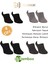 4280 Erkek Sneakers Görünmez 4 Çift Siyah-Gri-Lacivert-Füme Çorap 1