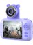 F79 2.4 Inç Ekran Çocuk Dijital Kamera Flip Lens Hd Çocuk Fotoğraf Makinesi-Mor (Yurt Dışından) 4