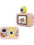 KDC-0025 2.0 Inç Ekranlı Mini Çocuk Kamerası 180 Derece Çevirmeli Lens Video Kaydedici, 32G Tf Kart + Kart Okuyucu Ile-Pembe (Yurt Dışından) 1