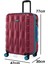 Büyük Boy Valiz 4x2 Teker Bordo 1167 2
