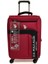 Orta Boy Kumaş Valiz Bordo 21282 1