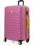 3'lü Valiz Seti Büyük Boy - Orta Boy - Kabin Boy Pembe 1168 6