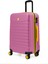 3'lü Valiz Seti Büyük Boy - Orta Boy - Kabin Boy Pembe 1168 7
