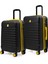 2'li Valiz Seti Orta Boy - Kabin Boy Siyah 1168 1