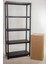 5 Katlı 31x93x215 Cm Plastik Raf - Depo, Arşiv, Kiler, Dosya, Market, Bakkal Rafı 1
