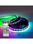 Uzaktan Kumandalı - Müziğe Duyarlı - USB Çıkışlı RGB Led Şerit - 3 Mt 2