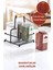 Çok Amaçlı Ahşap Kulplu Metal Stand Düzenleyici Organizer -Baharatlık- Sosluk-Makyaj Düzenleyici 1