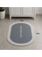 Sihirli Süper Su Emici Kaymaz Tabanlı Oval Paspas 40*60 cm (4887) 4