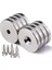 25 x 10-5.5 x 5 mm Neodyum Mıknatıs 20 Adet, YUVARLAK,N35 Nikel Kaplamalı 3