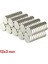 N35 12 x 2 mm Neodyum Mıknatıs 50 Adet, Yuvarlak, Nikel Kaplamalı 1